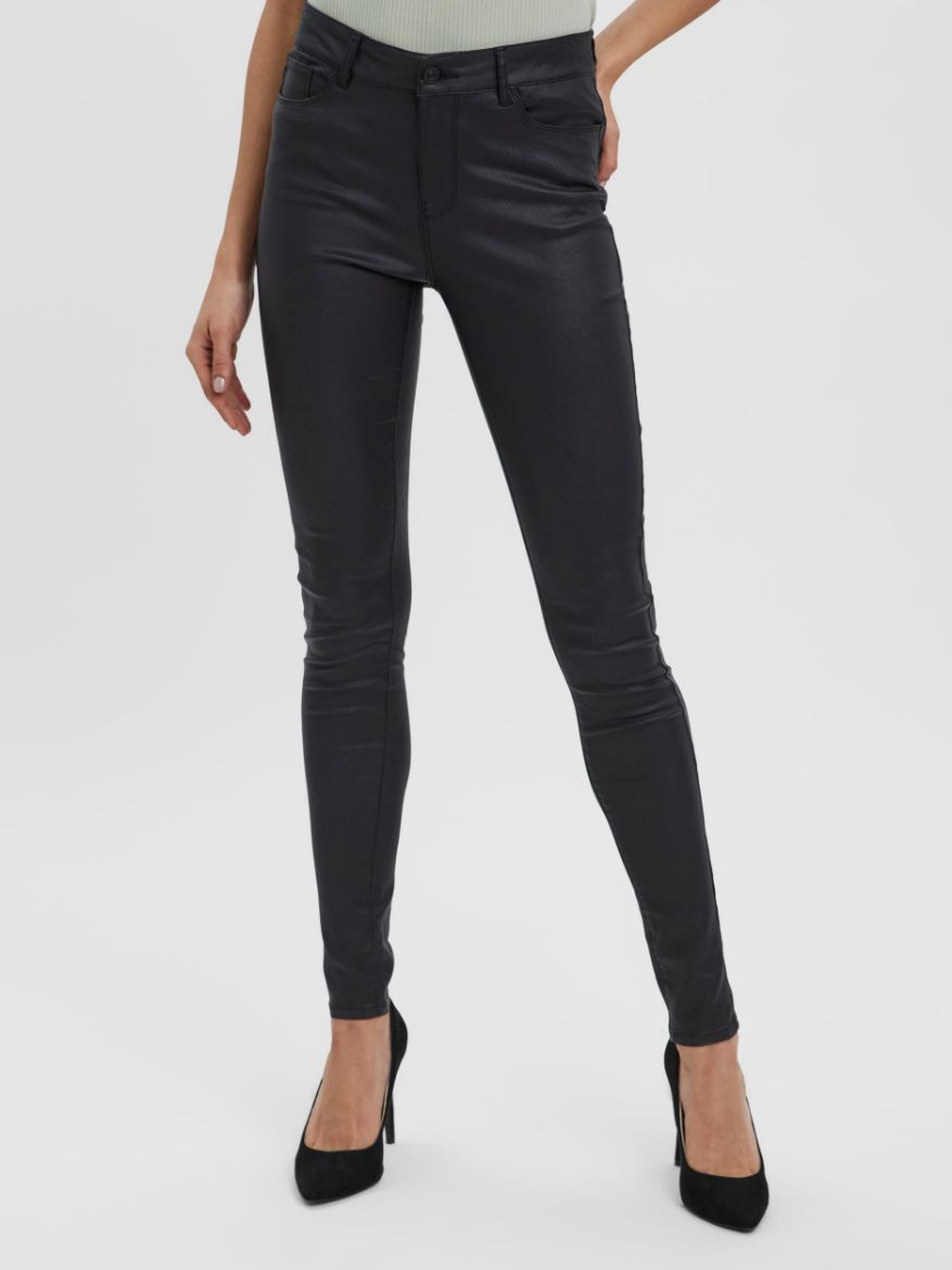 I LOVE TALL - fashion for tall people. By Vero Moda Tall Seven Coated Jeans  in long size 34 inches and 36 inches inside leg length